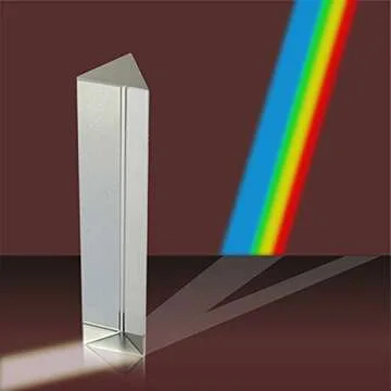 Amlong Crystal Optical Glass Prism for Light Spectrum