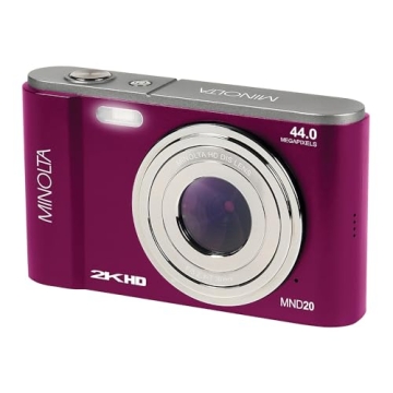 Minolta MND20 44MP Digital Camera for Beginners and Teens