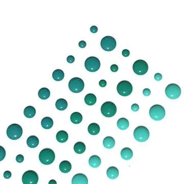 Self Adhesive Enamel Dots - 10 Packs of 54 Colors