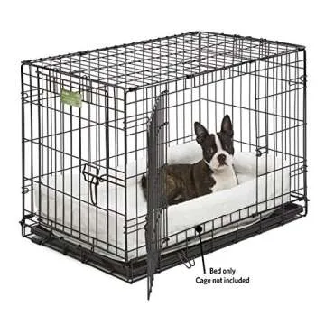 MidWest Homes for Pets Double Bolster Pet Bed | 30-Inch Dog Bed ideal for Medium Dog Breeds & fits 30-Inch Long Dog Crates