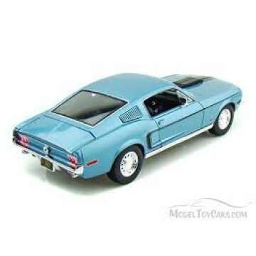 Maisto 1:18 Scale Metallic Blue 1968 Ford Mustang GT Cobra Jet