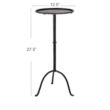 Creative Co-Op Stylish Metal Martini Table for Home Decor
