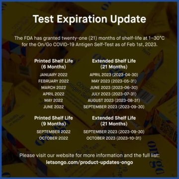 On/Go COVID-19 Antigen Self-Test Kit for Fast At-Home Testing