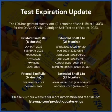 On/Go COVID-19 Antigen Self-Test Kit for Fast At-Home Testing