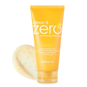 BANILA CO Clean it Zero Brightening Peeling Gel | Gentle Exfoliating Scrub with Mandarin Orange Extr...