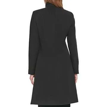 Stylish Calvin Klein Women's Coat with Stand Collar
