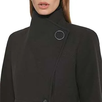 Stylish Calvin Klein Women's Coat with Stand Collar