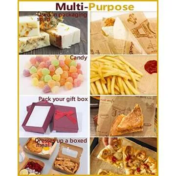 Katbite 130Pcs Heavy Duty Sandwich Wrapping Paper