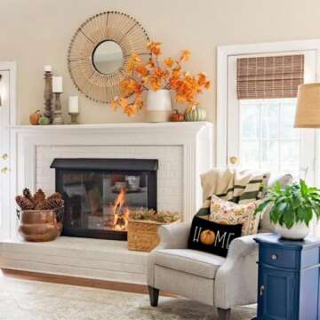 AACORS Fall Lumbar Pillow Cover 12x20 Home Pumpkin Decorative Pillow Case Thanksgiving Farmhouse Cushion Case for Sofa Couch