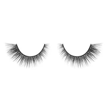 Lilly Lashes Everyday Unveil Natural Lashes, Faux Mink Natural Eyelashes, False Eyelashes Everyday Use, Individual Lashes Reusable up to 20x, No Lash Glue Included (13mm)