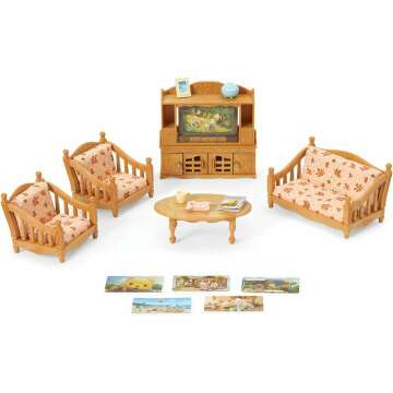 Calico Critters Living Room Dollhouse Furniture