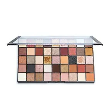 Makeup Revolution Maxi Reloaded Palette, Eyeshadow Palette, 45 Highly Pigmented Neutral Shades, Larg...