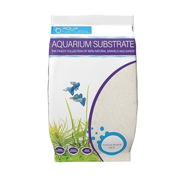 Aqua Natural Sugar White Sand for Aquariums and Terrariums