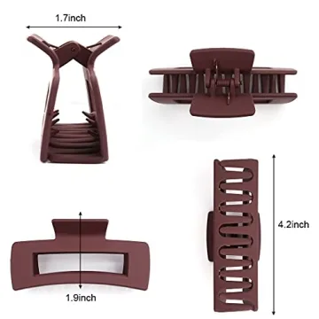 Canitor Hair Claw Clips Non-Slip Stylish Design for Women