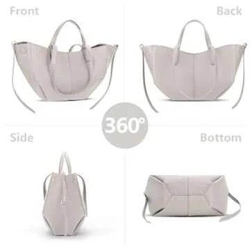 Trendy Faux Leather Tote Bag for Women | Juoxeepy