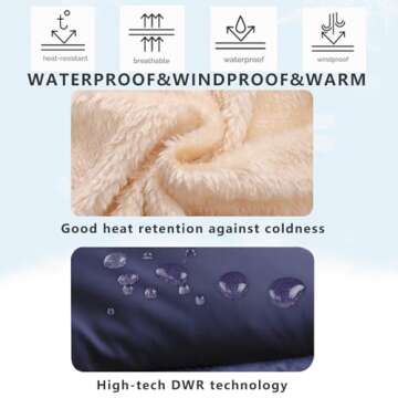 LAVIQK 1-7 Years Baby Boys Girls Toddlers Winter Coats Puffer Jacket with Removable Fur Hooded Down Snow Jacket Warm Fleece Coat Outerwear