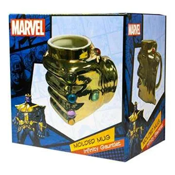 Marvel Avengers Thanos Infinity Gauntlet Ceramic Coffee Mug| 20 Oz