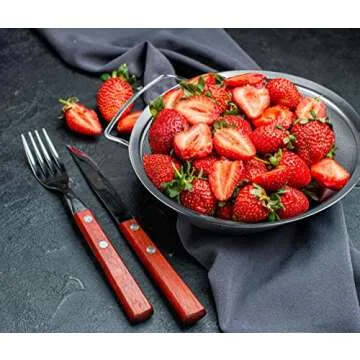 Kafoor 9" Fine Mesh Strainer with Rubber Handle