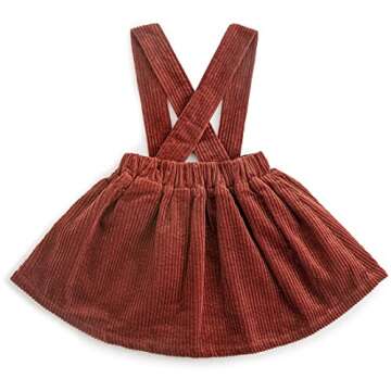 Simplee Kids Casual Girl Fall Dress - Solid Wine Red