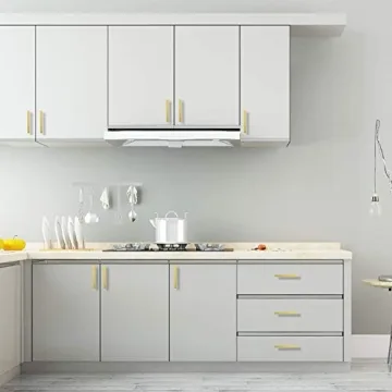 Goldenwarm Brass Kitchen Cabinet Hardware - Stylish Pulls