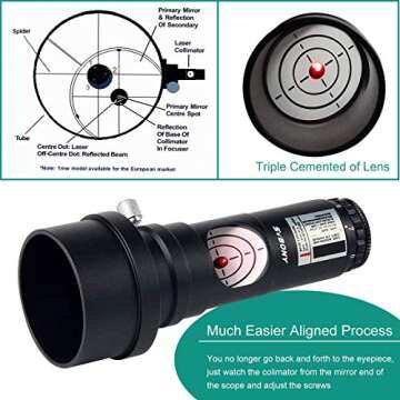 SVBONY Red Laser Collimator for Accurate Telescope Alignment