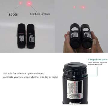 SVBONY Red Laser Collimator for Accurate Telescope Alignment