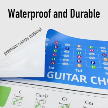 Guitar Chord and Scale Poster Kit for All Skill Levels
