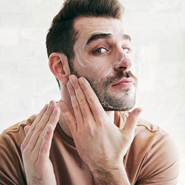 Brickell Men's Charcoal Face Wash for Hydrated Skin