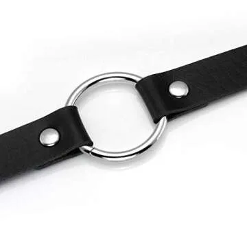 Eigso O-Ring Punk Choker Necklace for Vintage Style