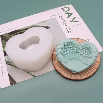 MIMIRACLE Angel Wing Silicone Mold for DIY Crafts