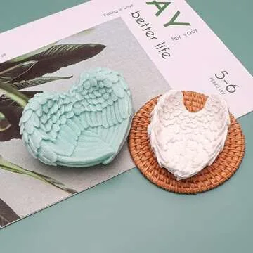 MIMIRACLE Angel Wing Silicone Mold for DIY Crafts