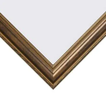 Craig Frames Victoria, 16 x 20 Inch Ornate Bronze Picture Frame Matted to Display a 11 x 14 Inch Photo