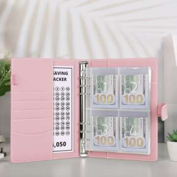SKYDUE Money Saving Challenge Binder: 100 Envelopes