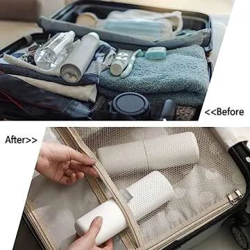 Travel Toothbrush Case, Portable Tooth Brush Holder and Toothpaste Cover Container with Mouthwash Cup, Compact Oral Clean Tools Organizer for Traveling/Camping/School/Home - Large Capacity White