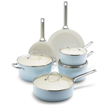 GreenPan 10 Piece Ceramic Nonstick Cookware Set