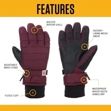 Carhartt Women's Cold Weather Gloves – Stylish and Warm