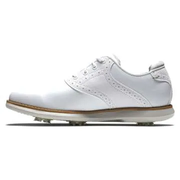 FootJoy Women's White Traditions Golf Shoe - Waterproof Comfort