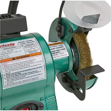 Powerful Grizzly Industrial 6" Bench Grinder - Ideal for DIY