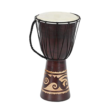 Deco 79 Handmade Djembe Drum Decorative Sculpture