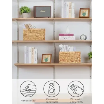 Elegant StorageWorks Wicker Basket for Home Organizing