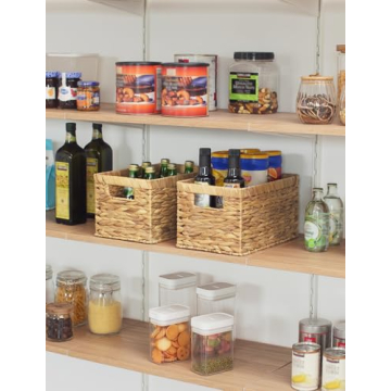 Elegant StorageWorks Wicker Basket for Home Organizing