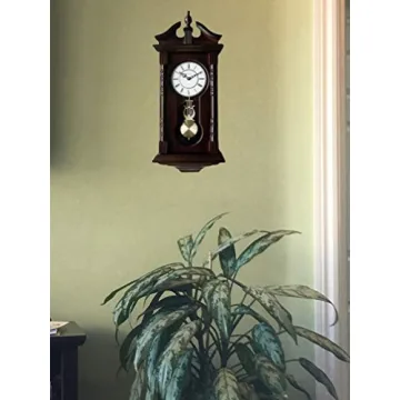 Grandfather Wood Wall Clock with Westminster Chimes