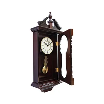 Grandfather Wood Wall Clock with Westminster Chimes