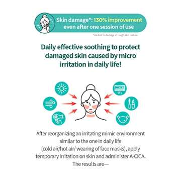 AESTURA A-CICA365 Blemish Calming Face Serum, Niacinamide Serum for Dry and Sensitive Skin, Redness Relief for Acne, Minimize Blemishes, 1.35 Fl Oz (40ml)