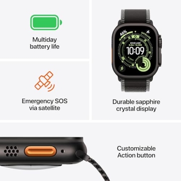 Apple Watch Ultra 3: Rugged Multisport Smartwatch with Cellular - 49mm