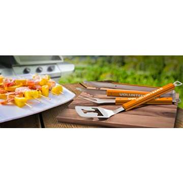 YouTheFan NCAA Spirit Series 3pc BBQ Set , 22" x 9"