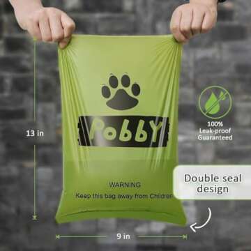 Eco-Friendly Dog Poop Bags Rolls for Hassle-Free Clean-Up