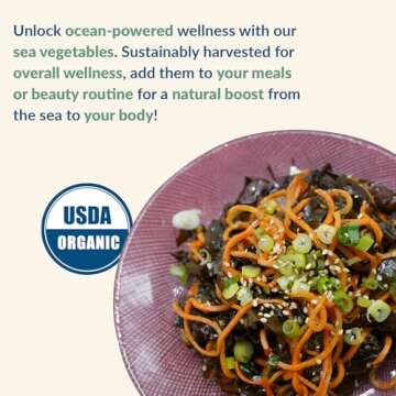 Maine Coast Sea Vegetables Dulse Granules Shaker for Flavors