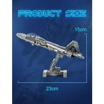 SEMKY Military Series F-22 Raptor Fighter Jet Air Force Building Block Set (626 Pieces) -Building and Military Toys Gifts for Kid and Adult