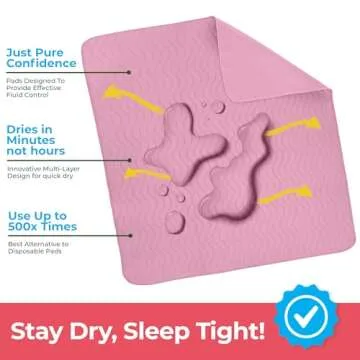 Utopia Bedding Underpads 34x36 Pack of 4 Waterproof Pads